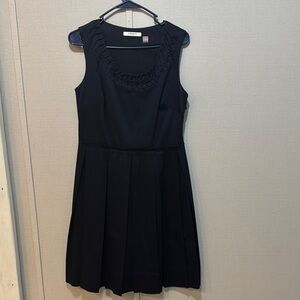 Liz Claiborne Black Midi Dress